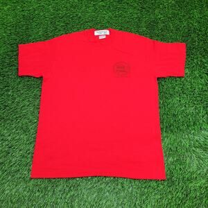 Vintage 90s Richmond Jaycees Shirt L/XL 21x27 Red